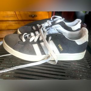 Adidas Men’s 8.5 / Women’s 10 Blue Grey Campus Shoes